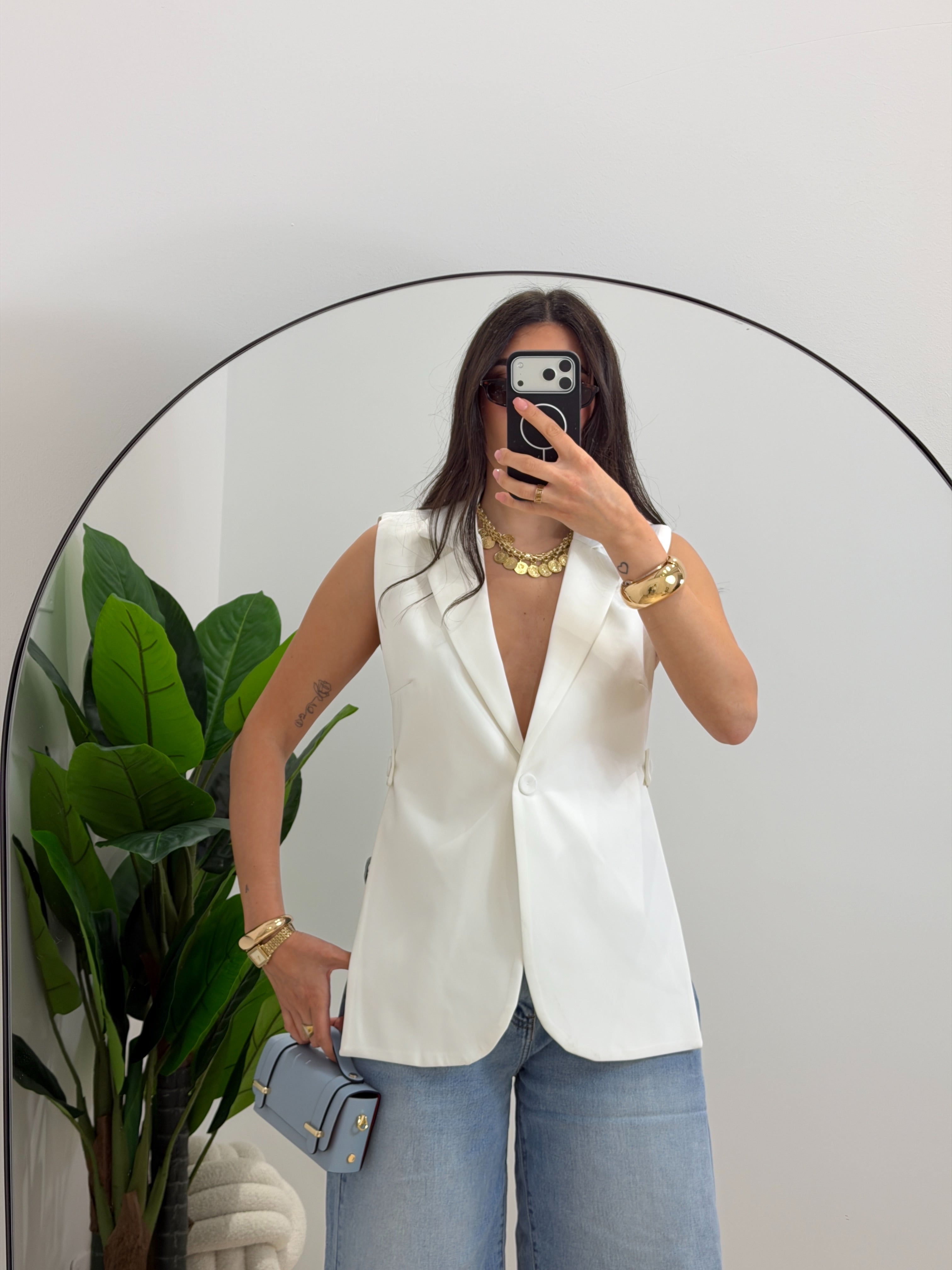 Gilet Domina Bianco