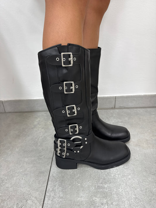 Stivali Biker Neri
