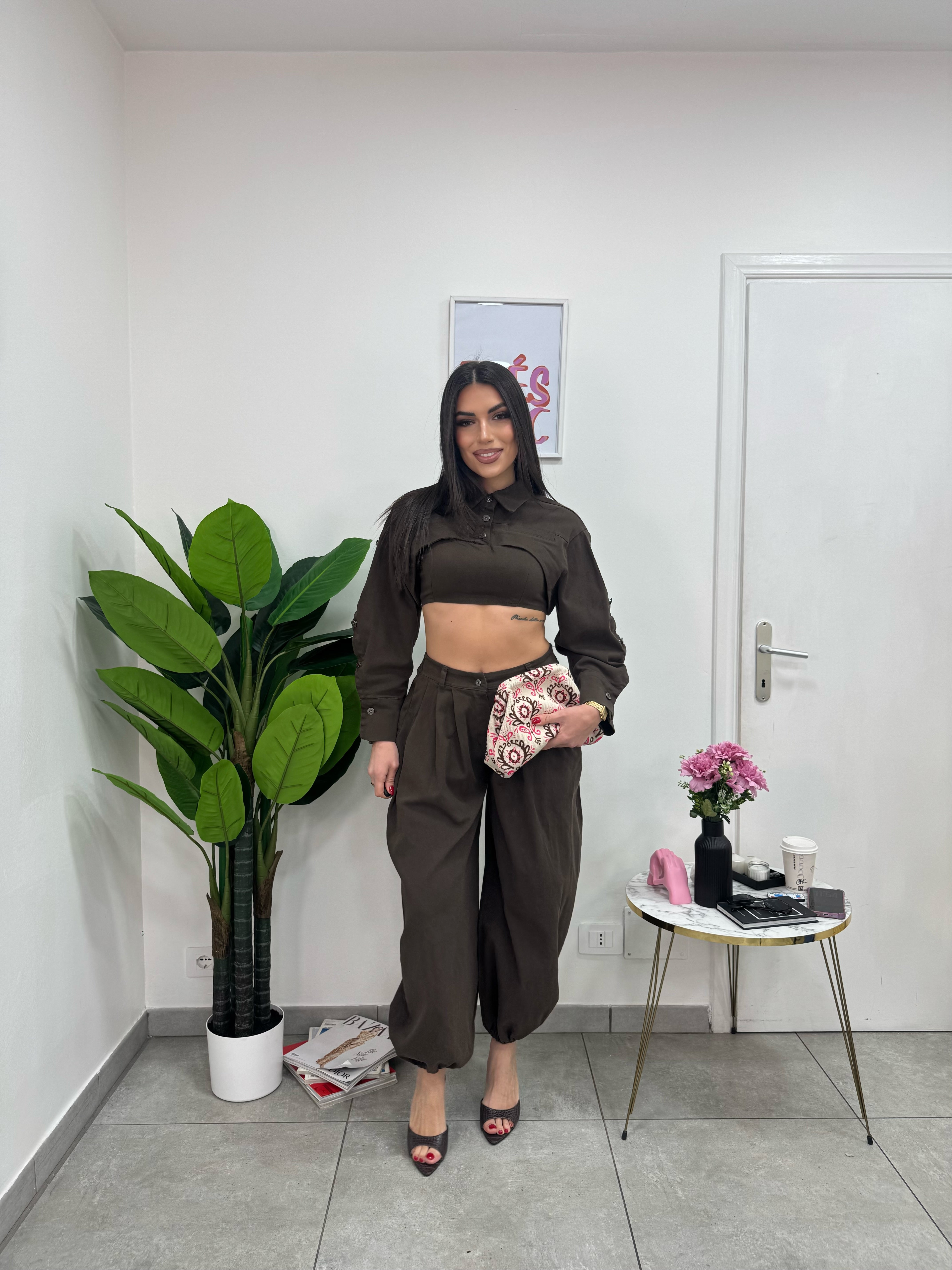 Cordset Boston Marrone