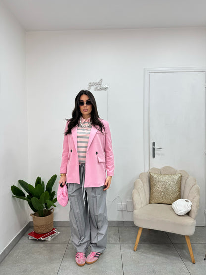 Blazer Doppiopetto Rosa