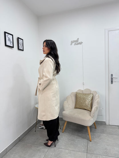 Cappotto Fall Panna
