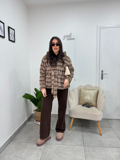 Ecopelliccia Cortina Camel