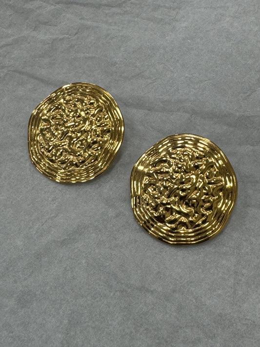 Orecchini Bottone Gold