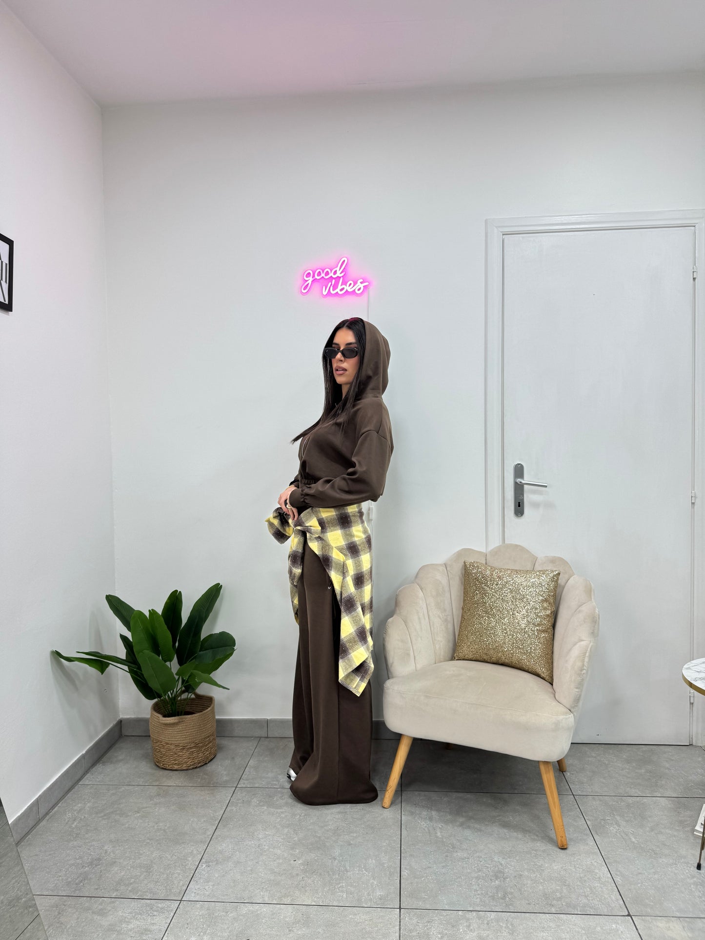 Cord Tuta Chic Marrone