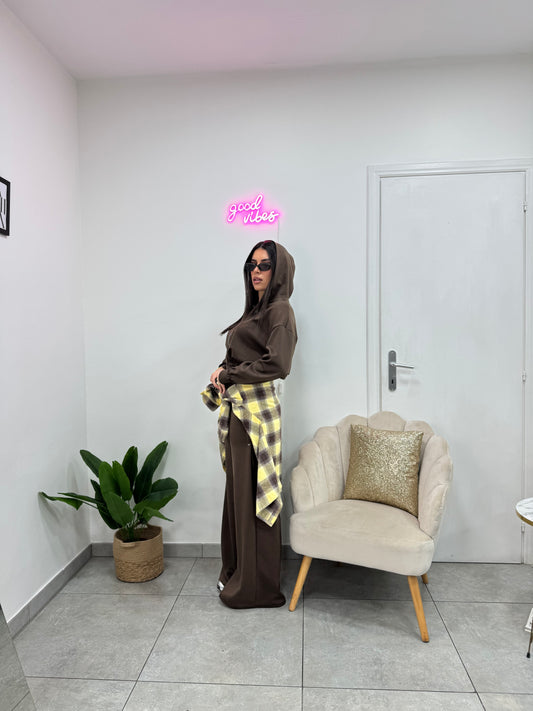 Cord Tuta Chic Marrone