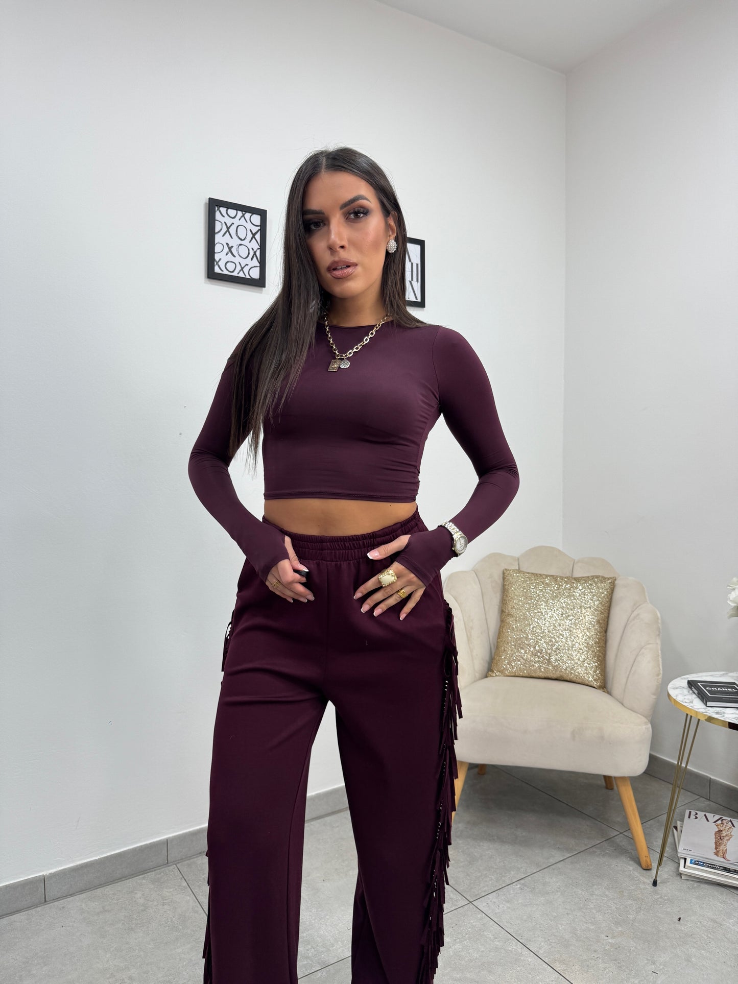 Maglia Karol Burgundy