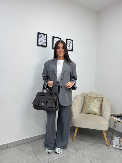 Tailleur Office Grigio