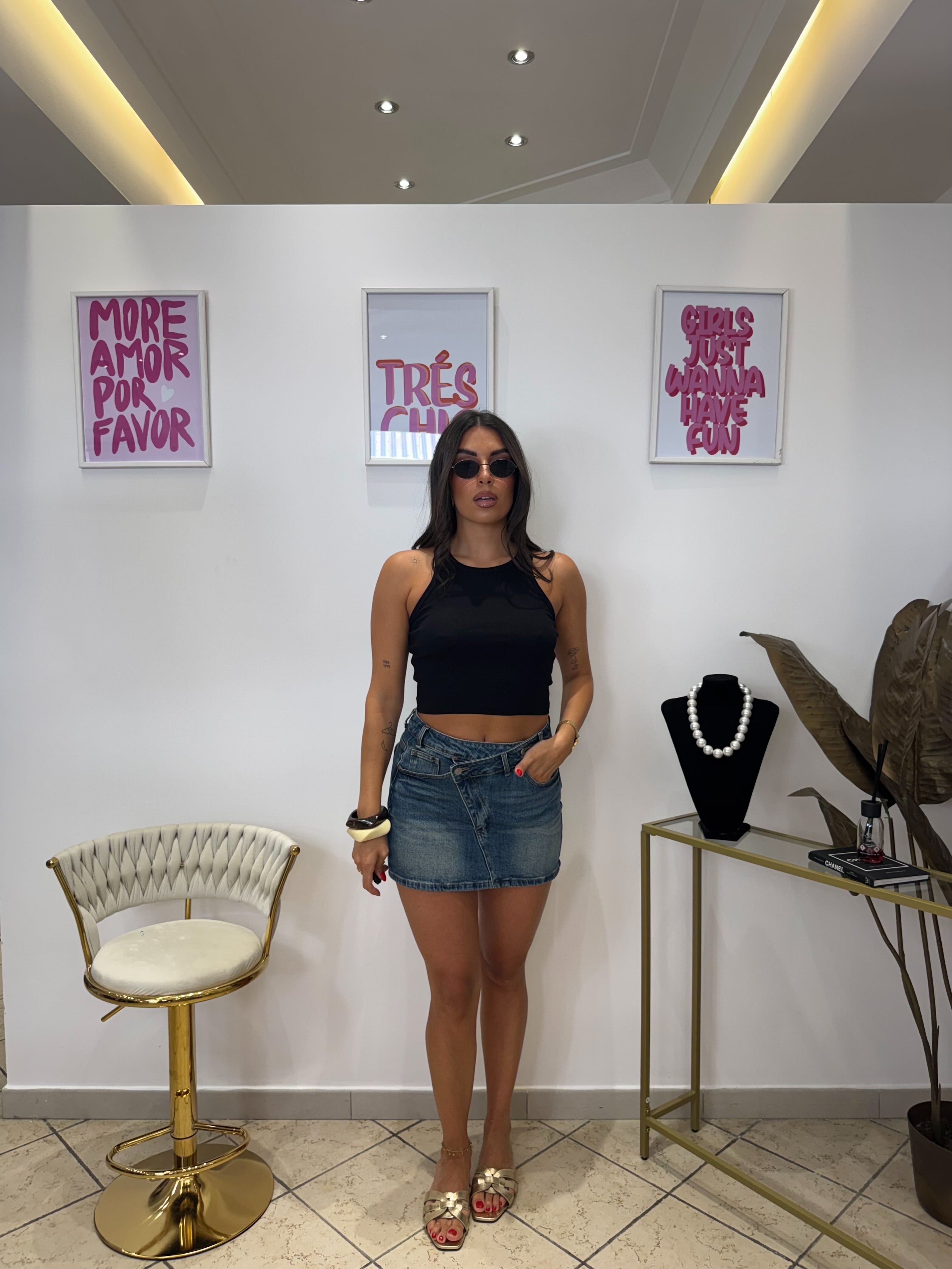 Gonna Jeans Retrò