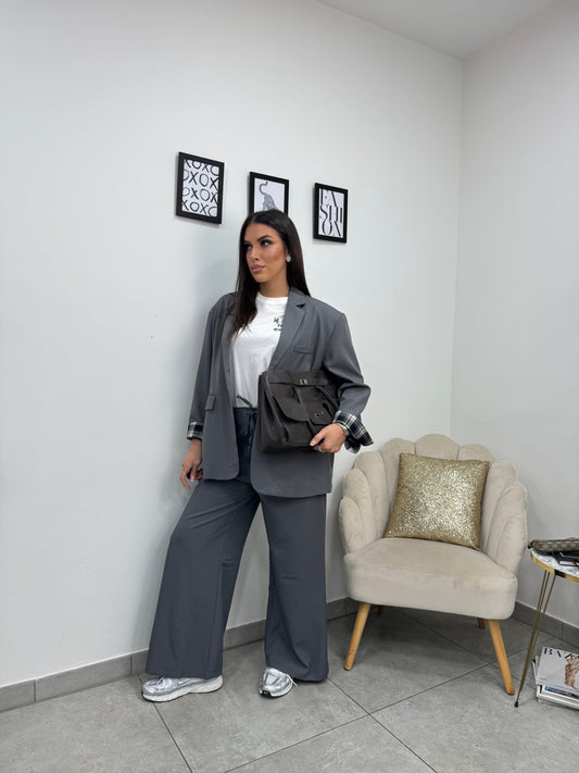 Tailleur Office Grigio