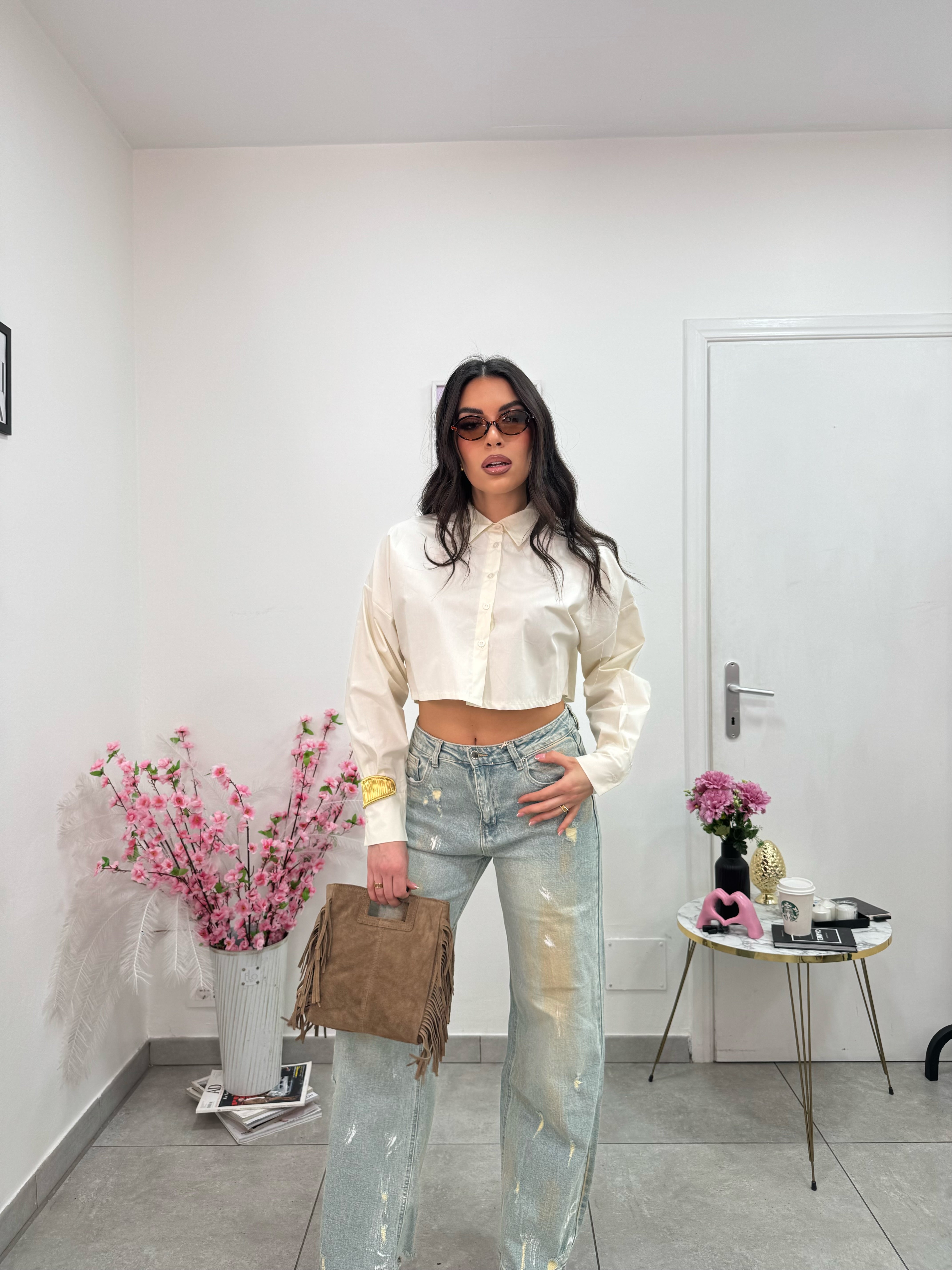 Jeans Denim Whitewashed