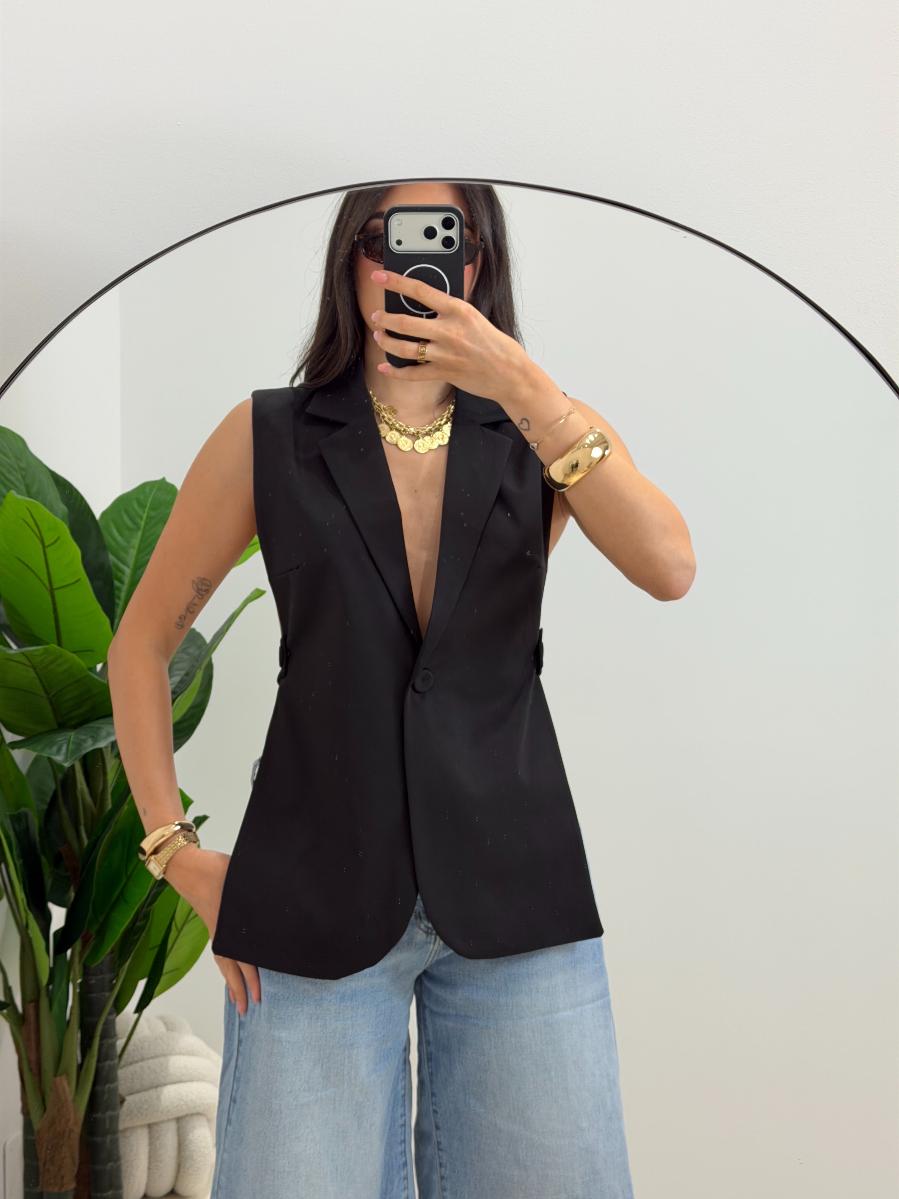 Gilet Domina Nero