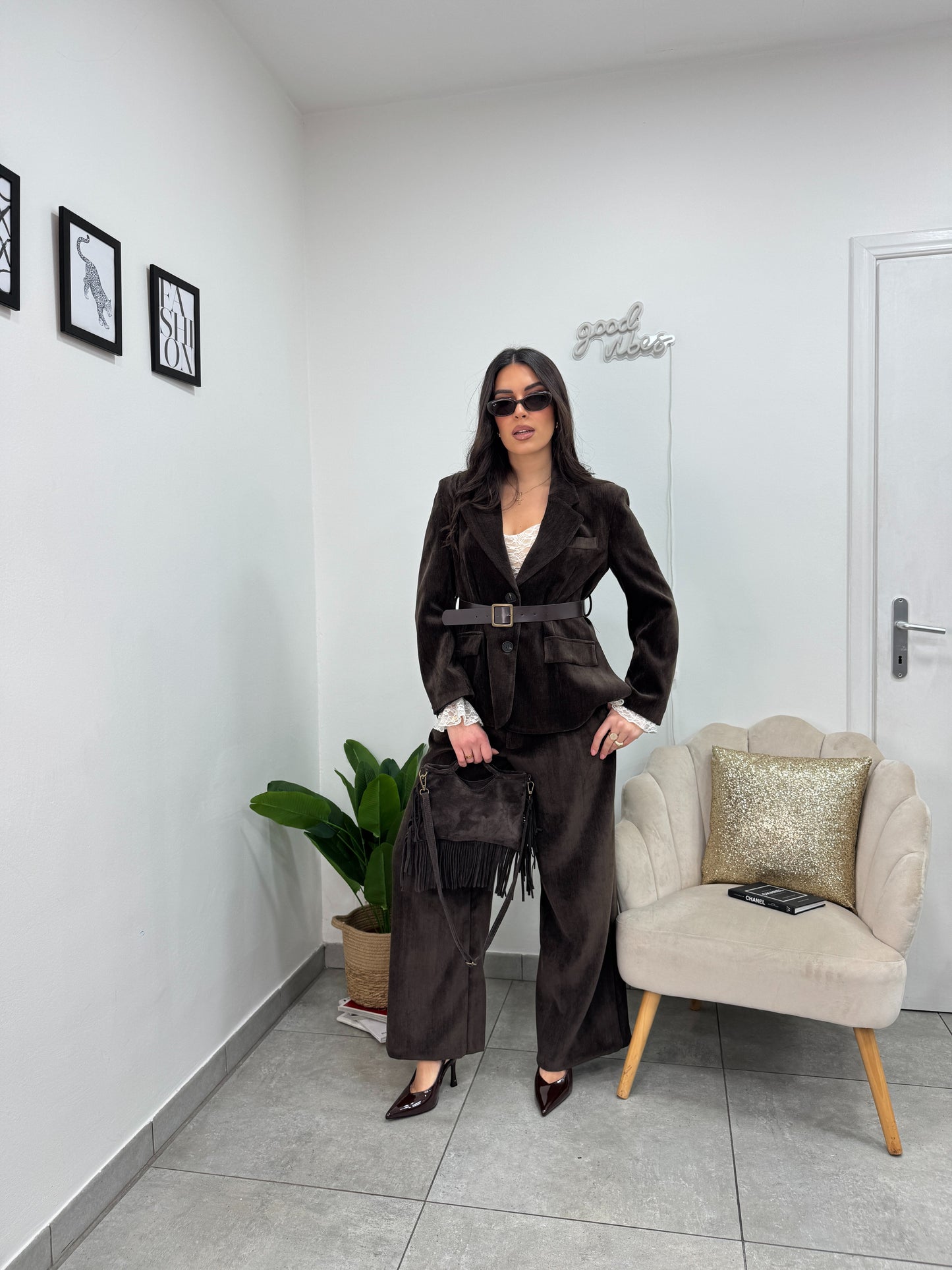 Giacca Velluto Choccolate