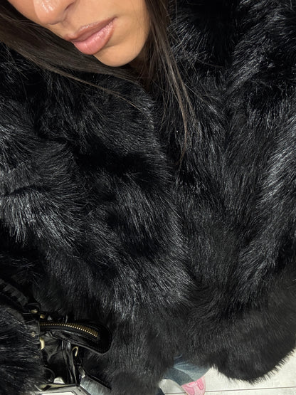 Ecopelliccia Piccadilly Nera