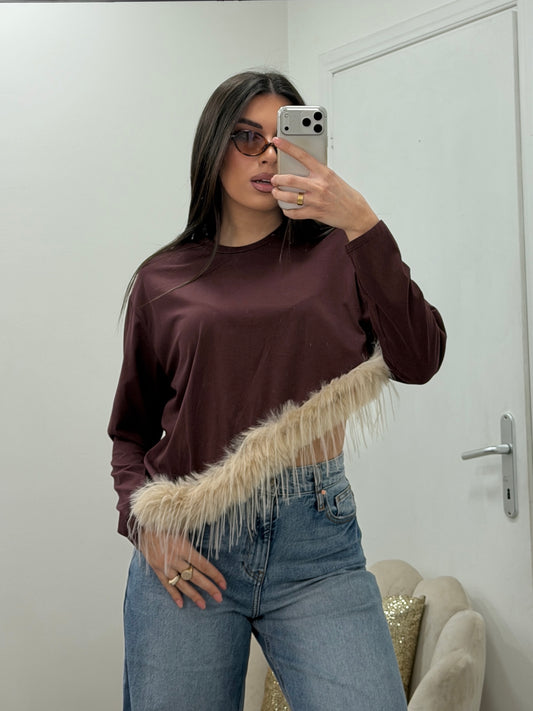 Maglia Plume Bordeaux