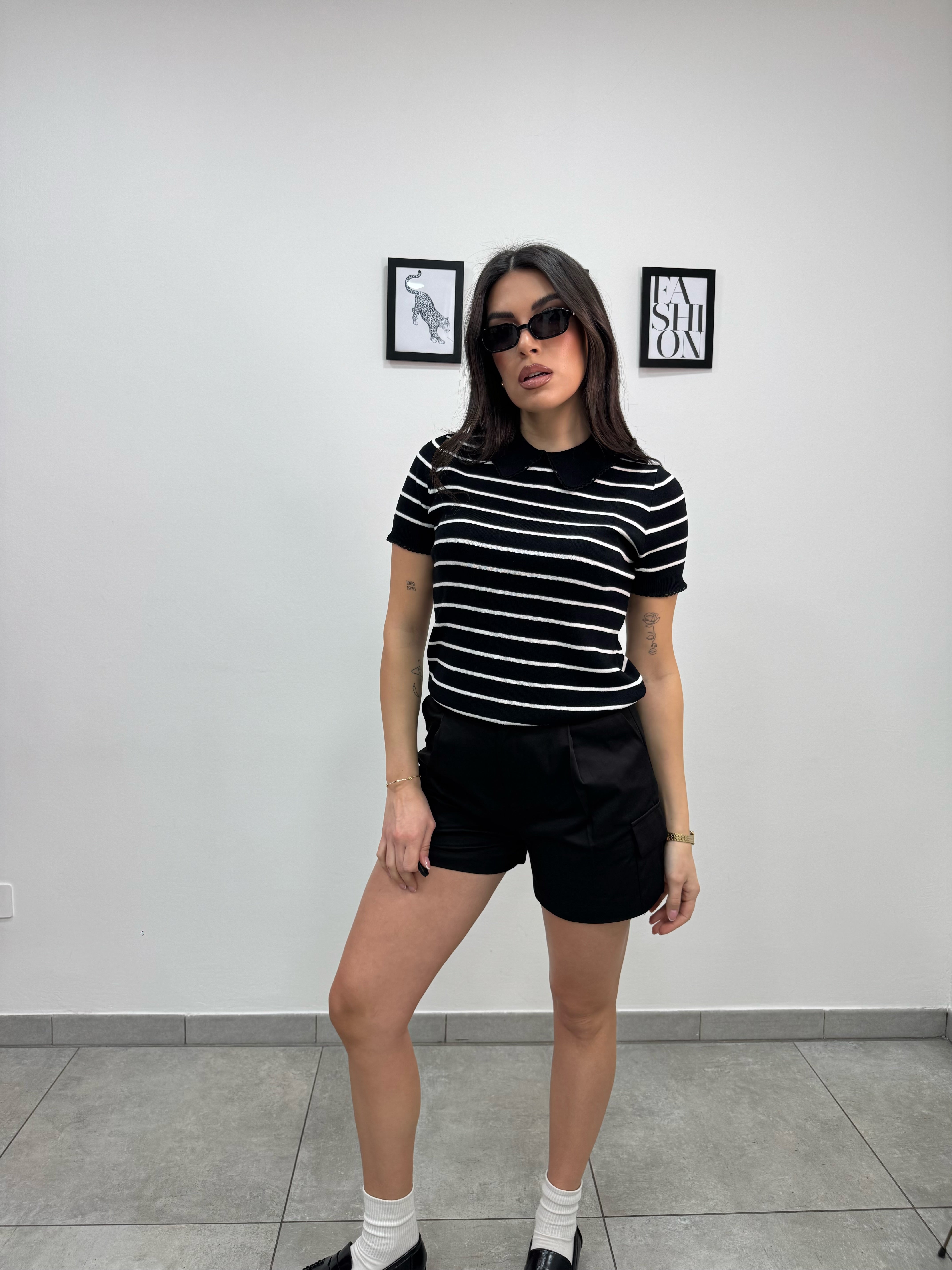 Maglia Julie Nera