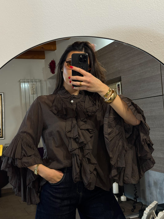 Camicia Wade Marrone