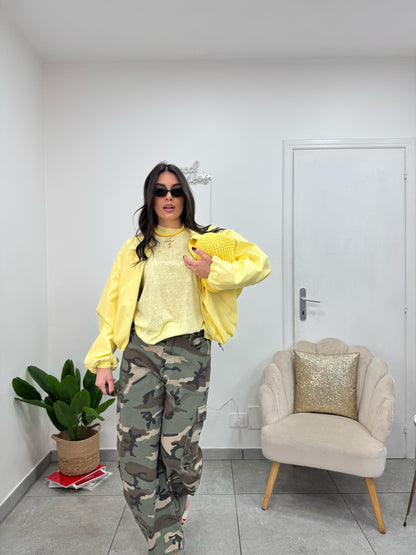 Bomber Ecopelle Lemon