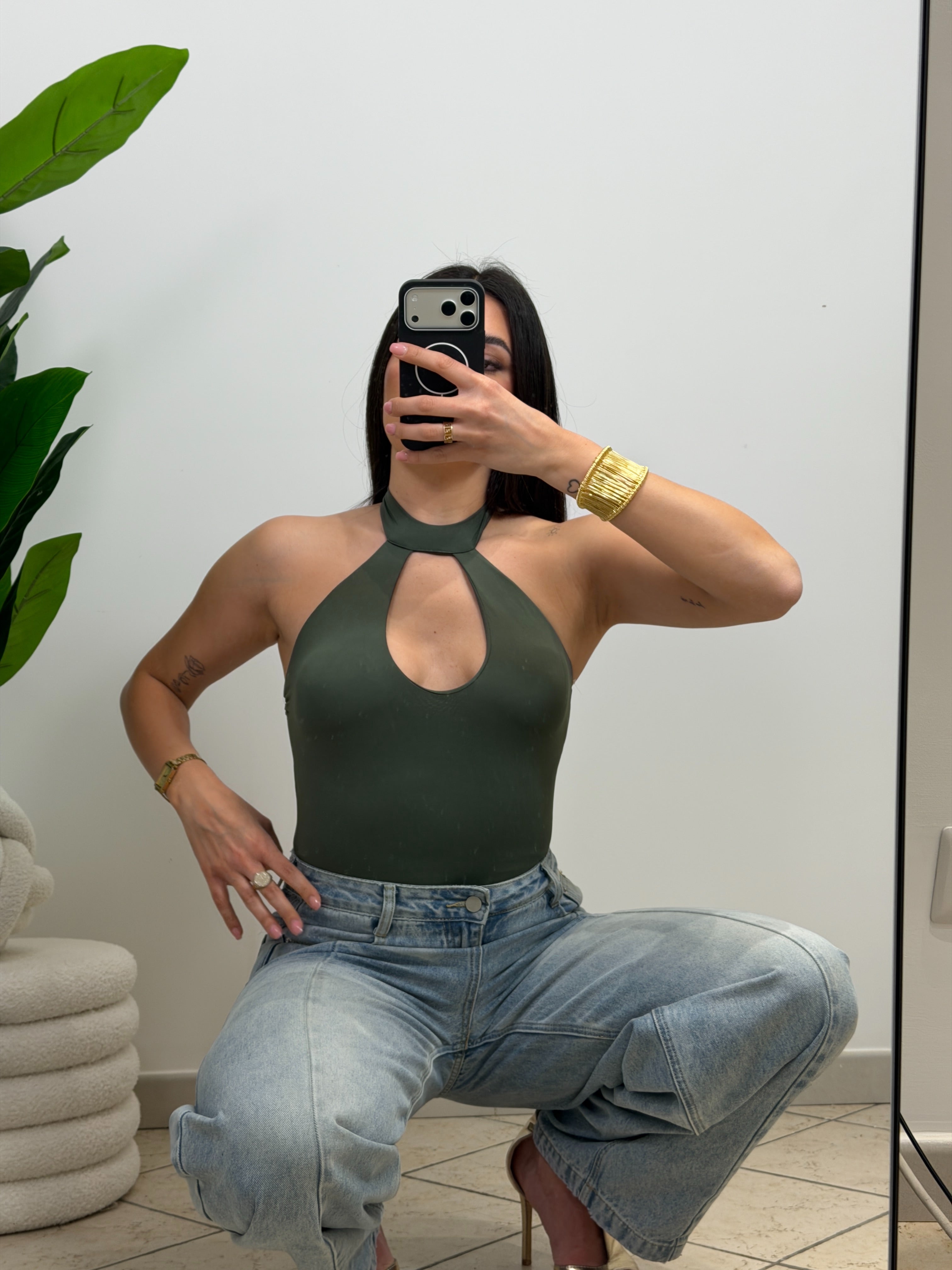Body Paloma Verde Militare