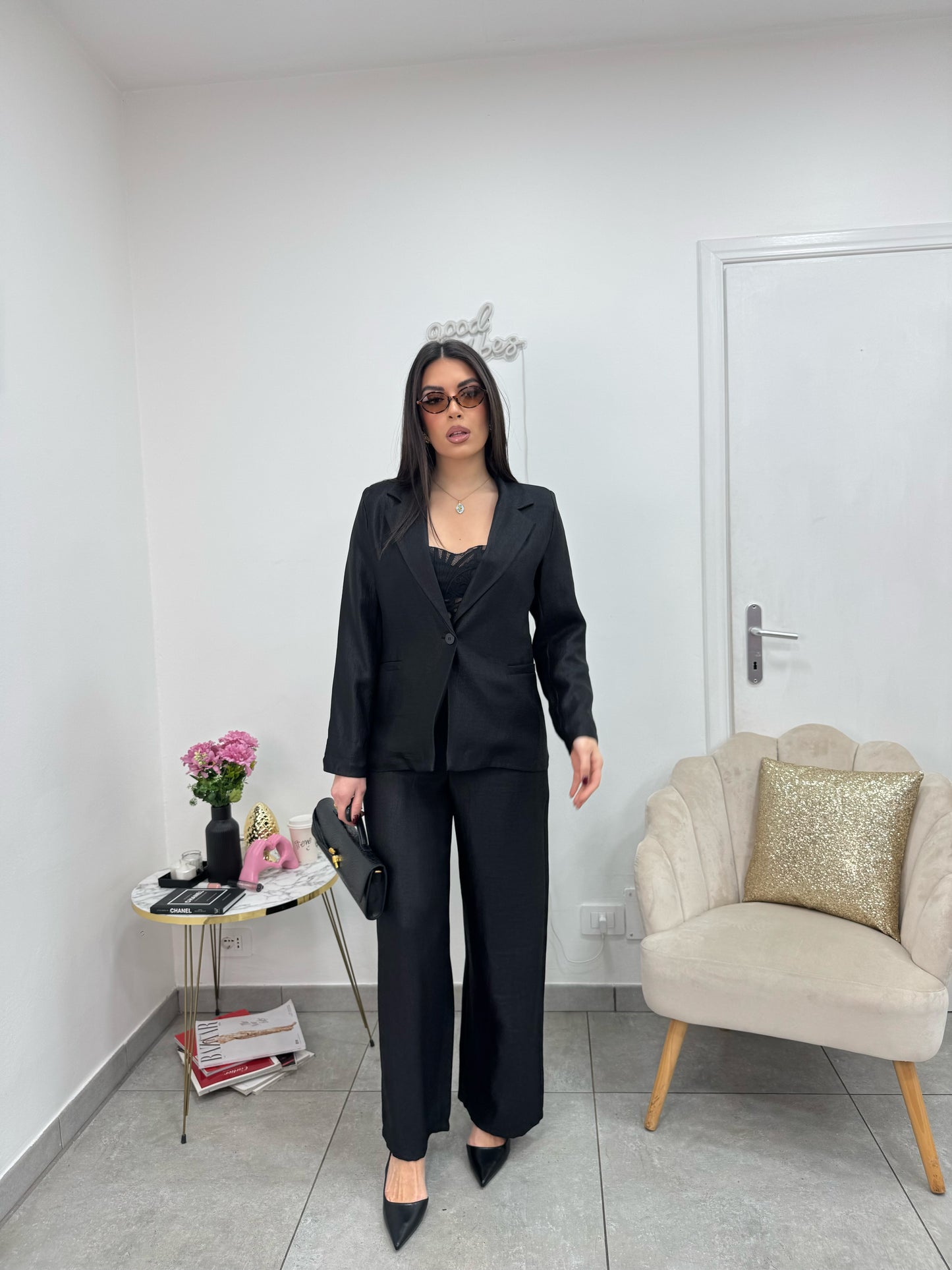 Pantalone Perla Nero