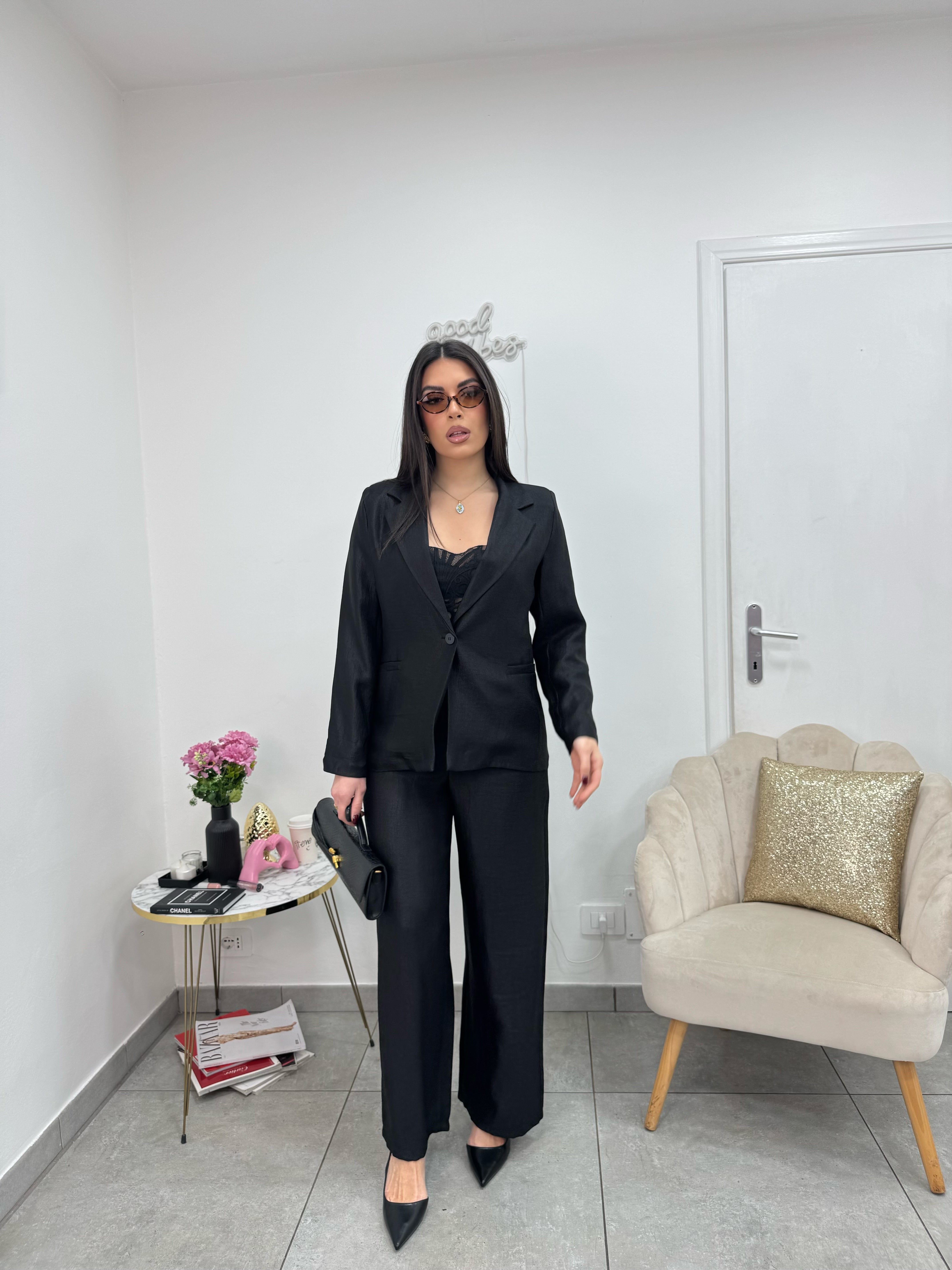 Pantalone Perla Nero