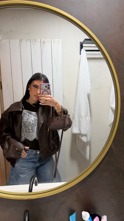 T-Shirt Iconic Marrone