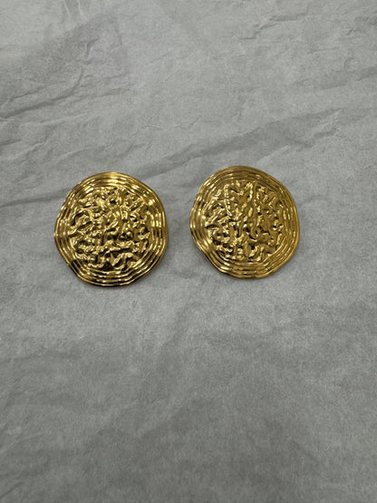 Orecchini Bottone Gold