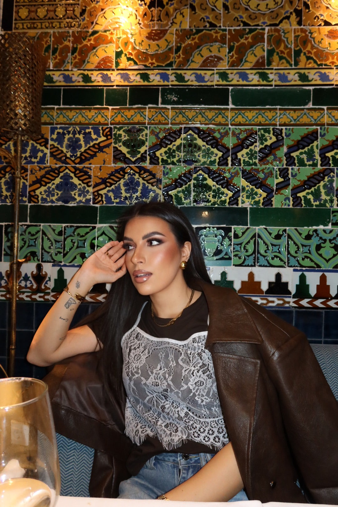 T-Shirt Iconic Marrone