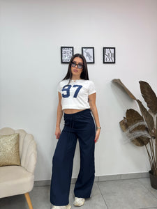 Pantaloni Bande Blu