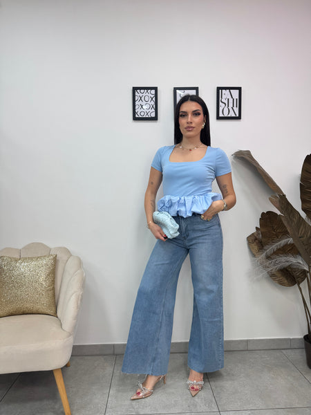 Jeans Denim Palazzo