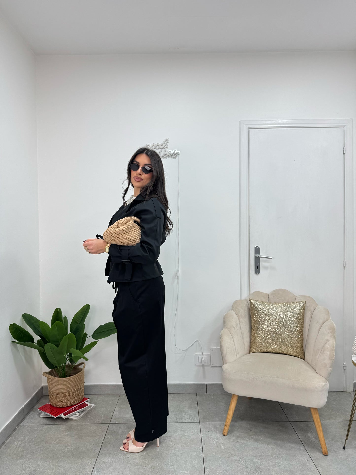 Pantalone Comfy Nero