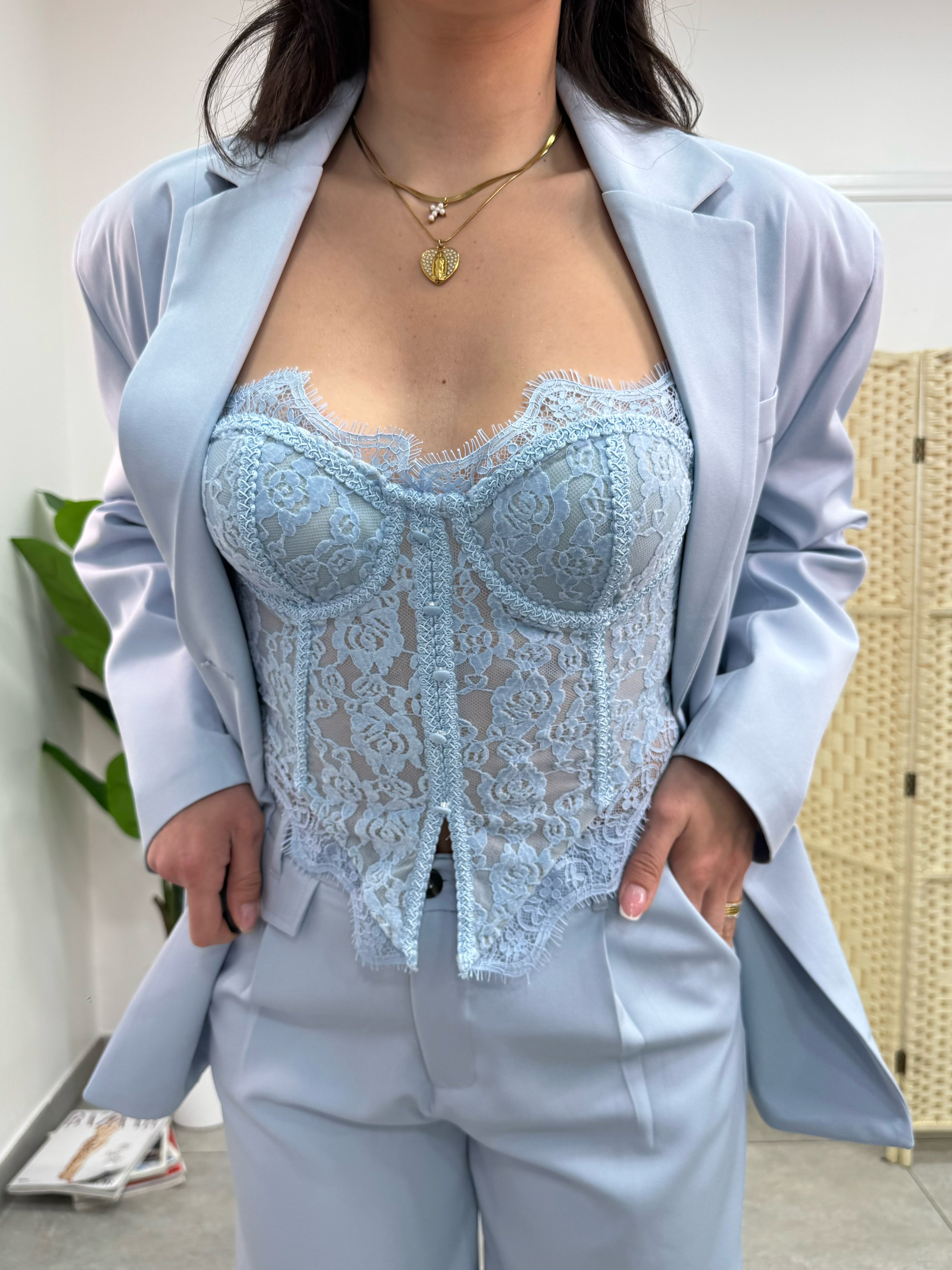 Corsetto Ofelia Celeste