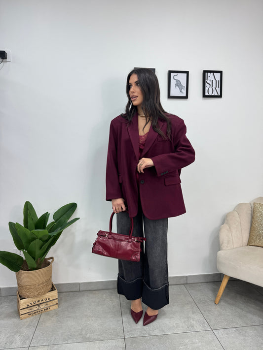 Cappotto Sartoriale Burgundy