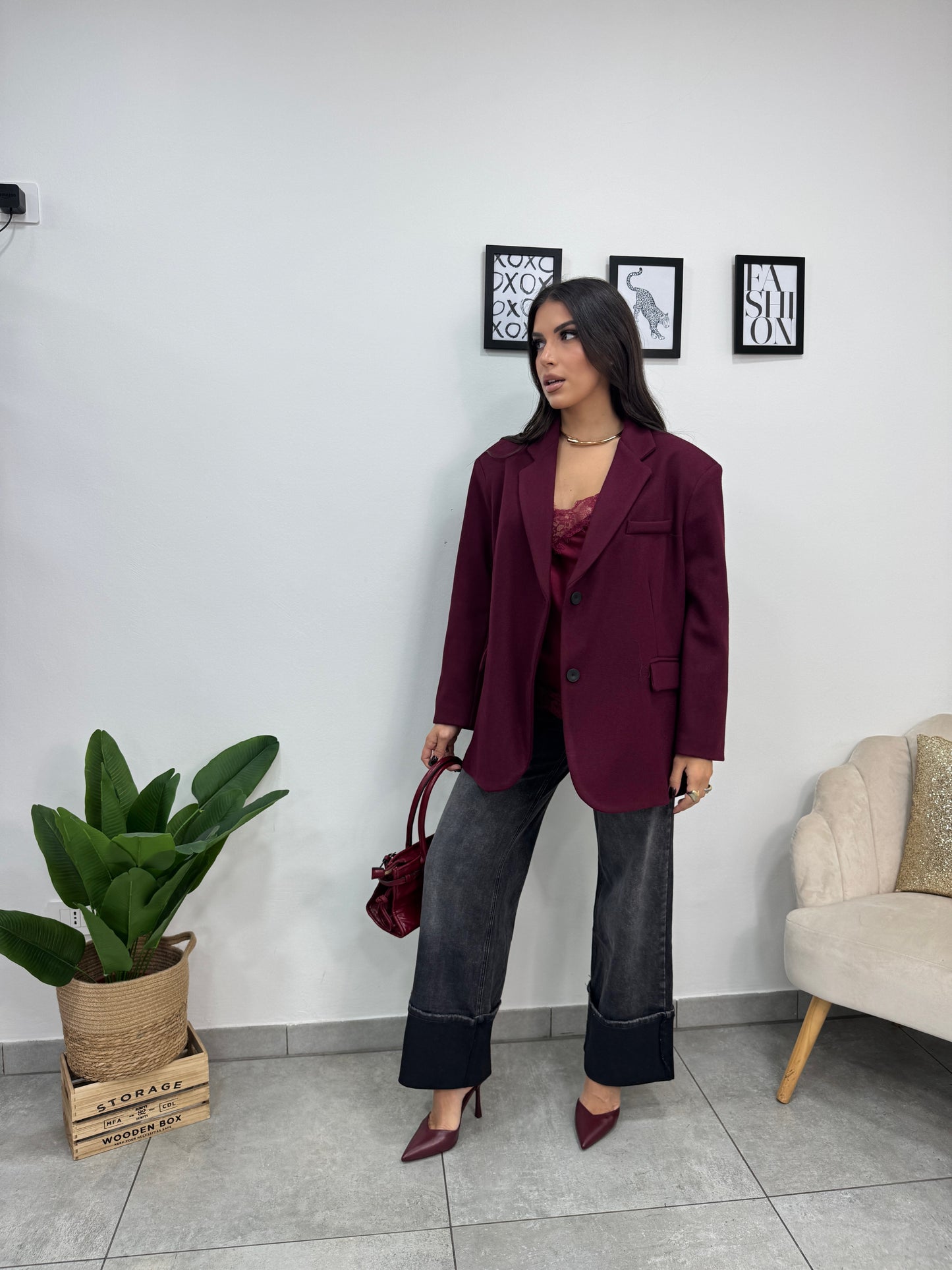 Cappotto Sartoriale Burgundy