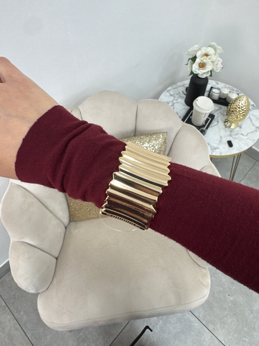 Bracciale Oro Asimmetrico