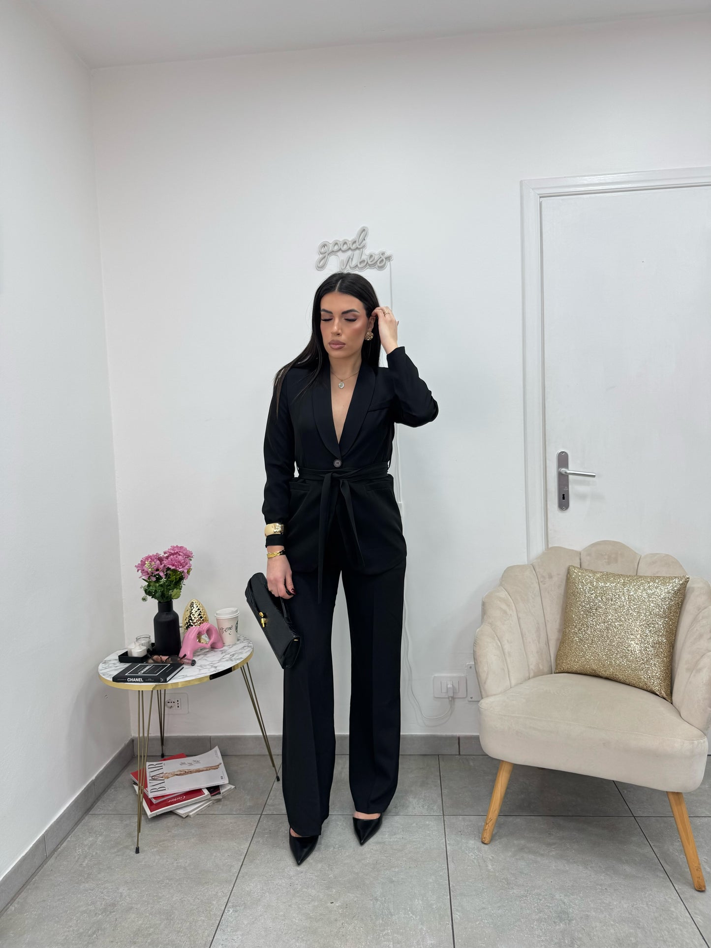 Pantalone femme Nero