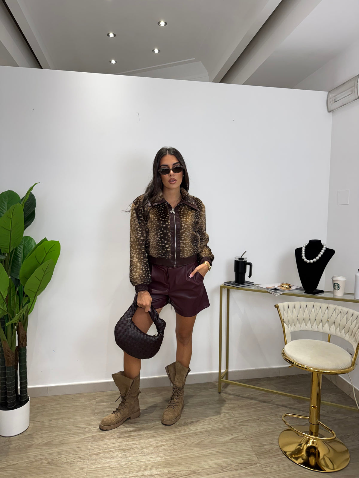 Bomber Pelliccia Bambi