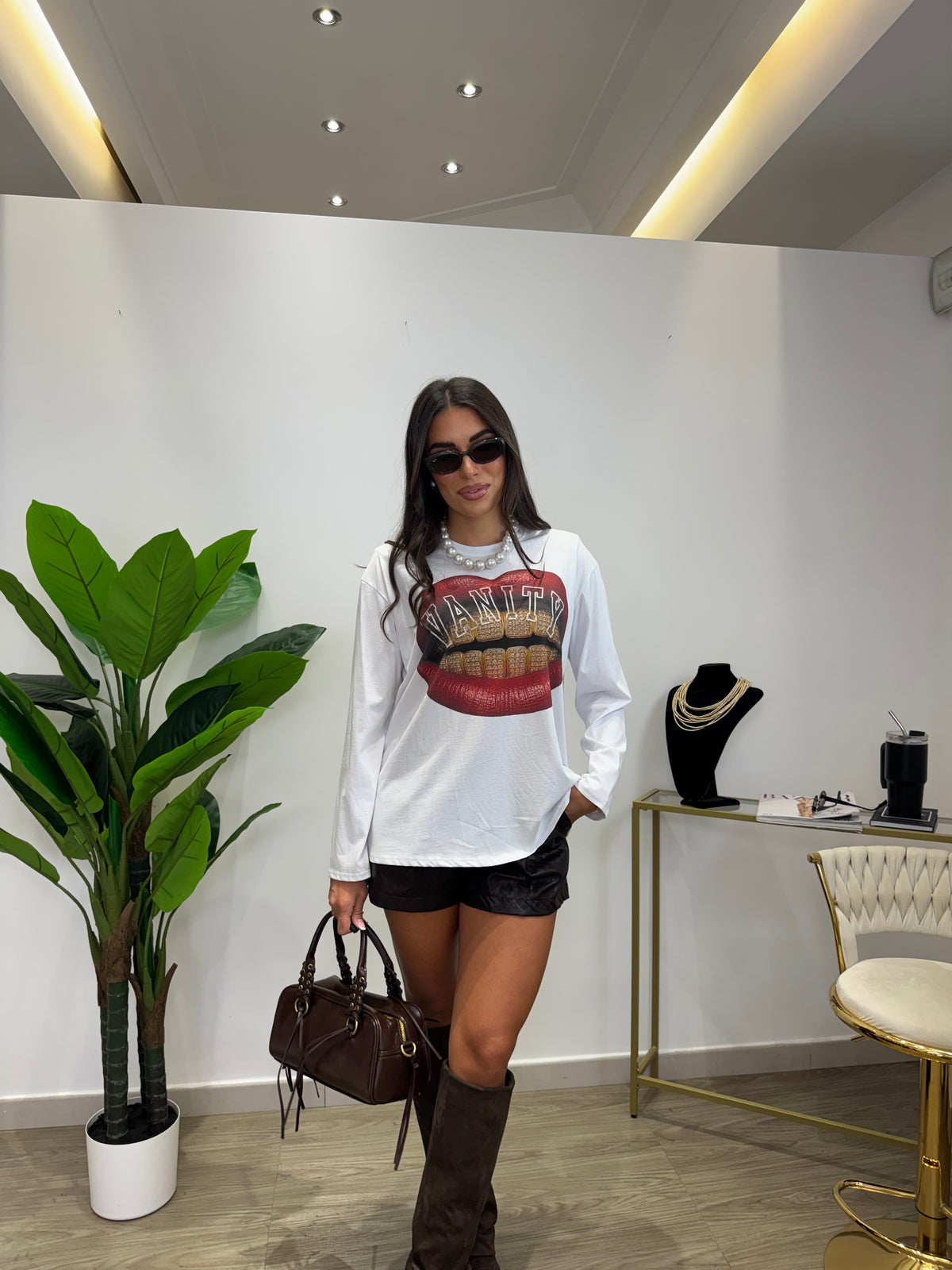 Longsleeve Vanity Bianca