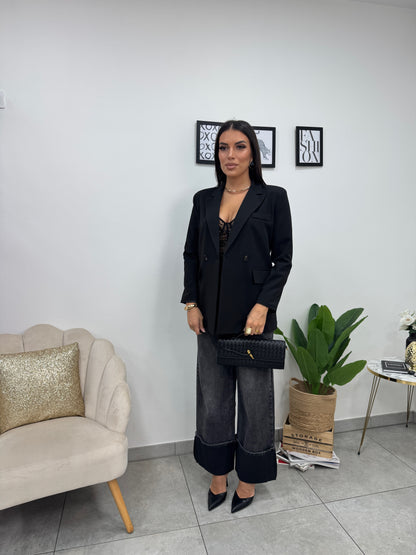 Blazer Doppiopetto Nero