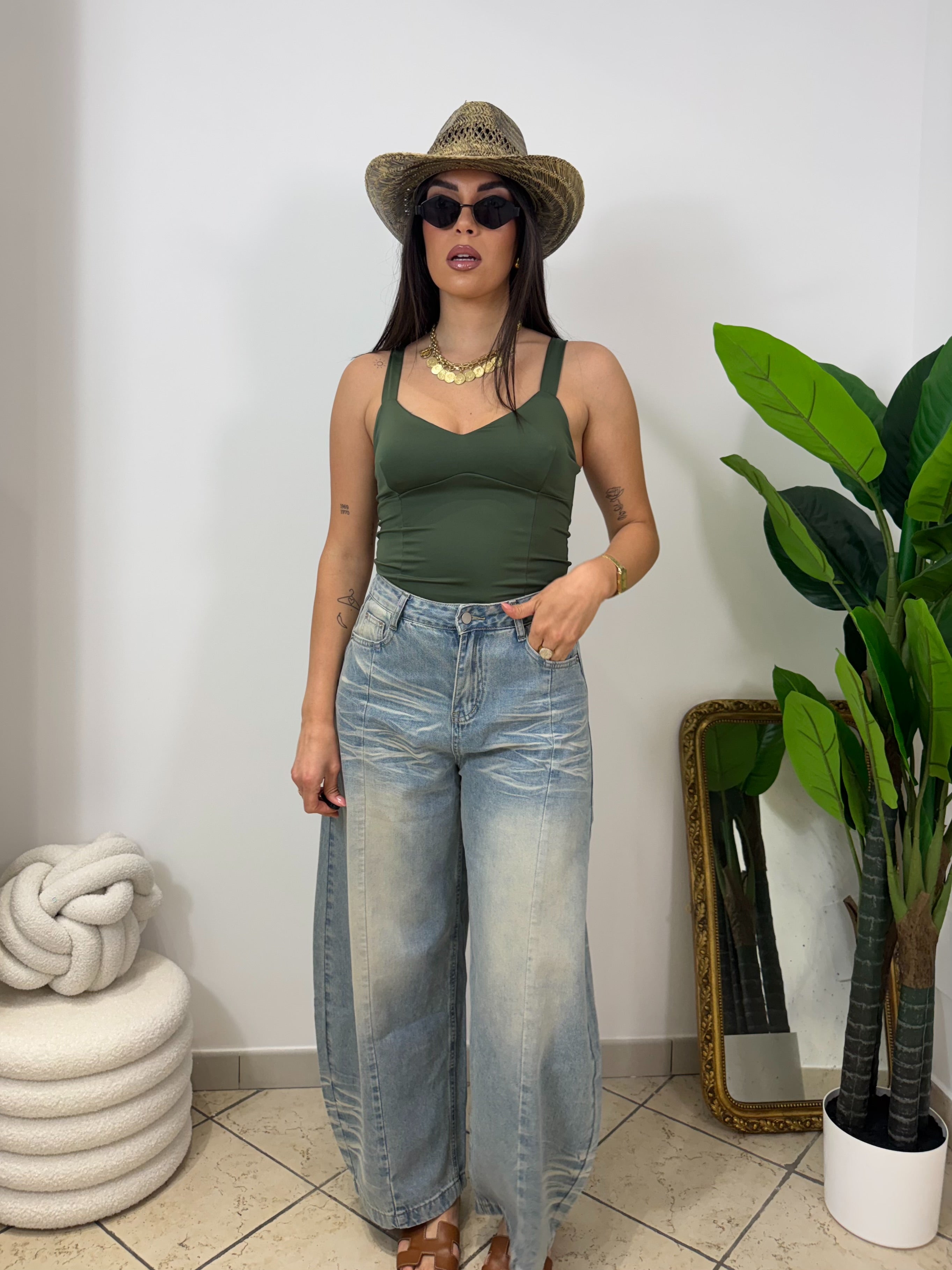Body Skin Verde Militare