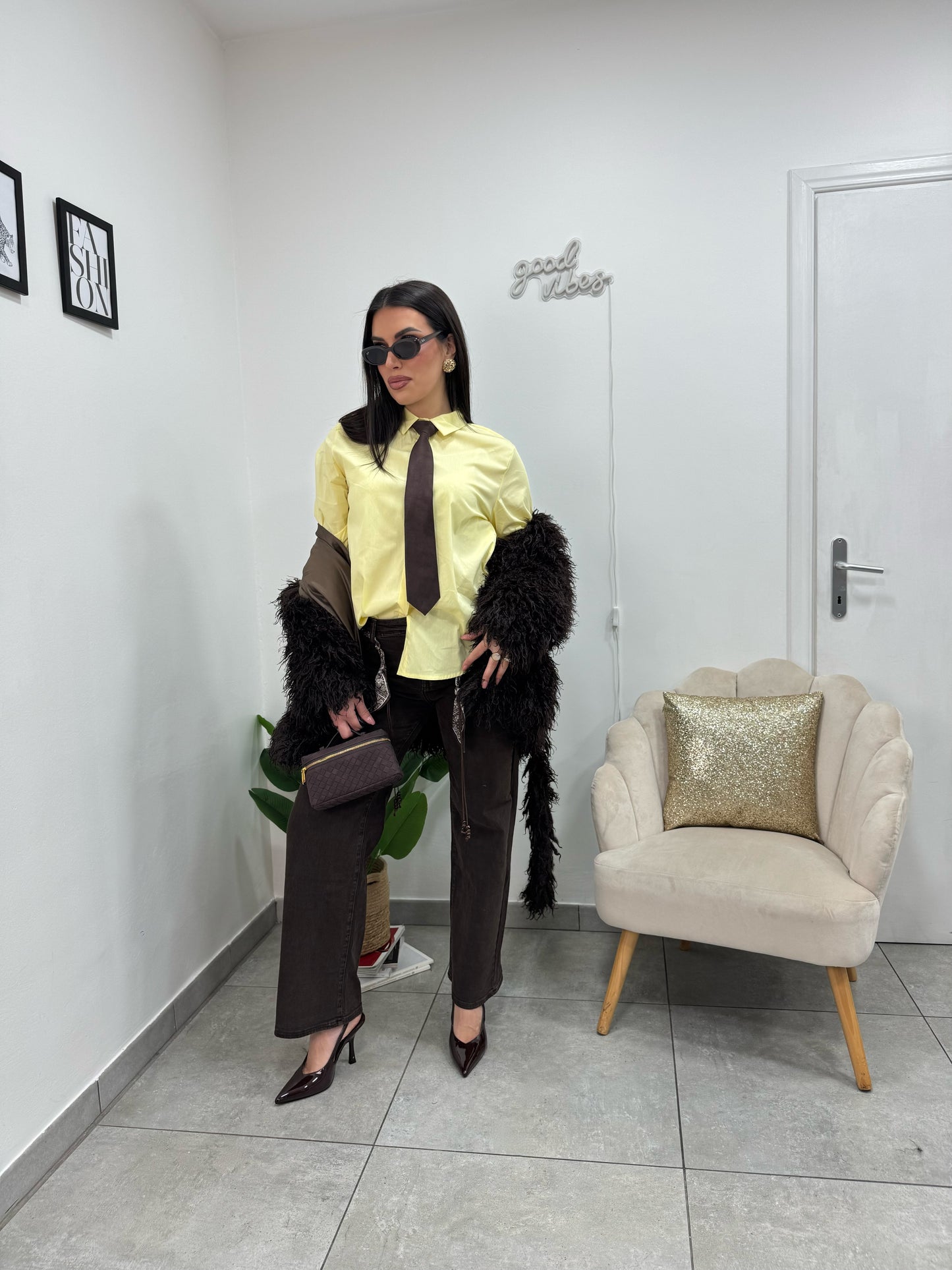 Jeans Western Marroni